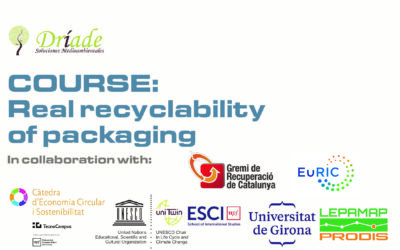 EL CURSO DE RECICLABILIDAD REAL DE ENVASES SE POSPONE A ENERO DE 2022