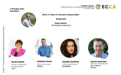 DríadeSM en el I Congreso Nacional de Economía Circular y Comunicación Ambiental